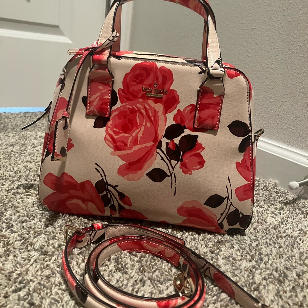 Kate Spade Spring 2017 Pink Floral Satchel